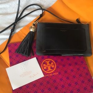 Tory Burch Black Ombré Crossbody- NEW!!